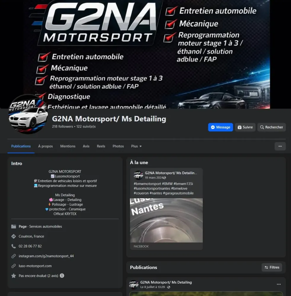 page Facebook